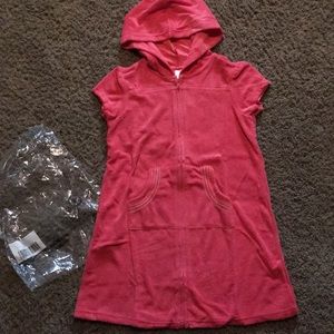 NWTs Vintage Gymboree Spring Rainbow Swim Shop Terrycloth  coverup Sz 9